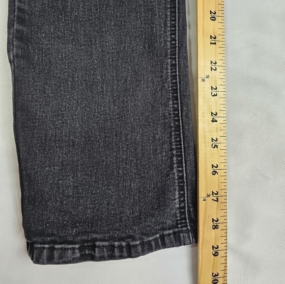 Hudson & Barrow Mens 36×32 Slim Stretch Black Distressed Jeans - Picture 6 of 12